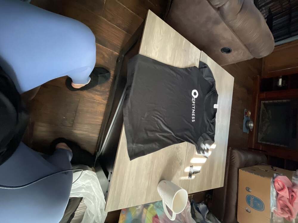 O2 Fitness Black Graphic T-Shirt Personal Training